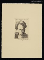 主要名稱：藏書票—芥川龍之介圖檔，第1張，共1張