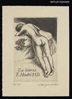 主要名稱：藏書票—薔薇と裸婦圖檔，第1張，共1張