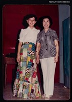 主要名稱：琦君與學生張邑君合照2-3圖檔，第1張，共2張