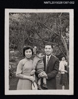 主要名稱：李一楠與琦君夫婦合照1-2圖檔，第1張，共1張