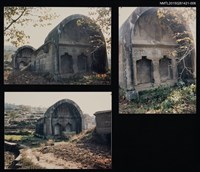 主要名稱：琦君1990年大陸返鄉11-6(李唐基與李晝堂等人北京祭拜母親、返鄉掃墓墓園照)圖檔，第1張，共4張