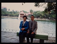主要名稱：琦君夫婦與劉振強合照（琦君夫婦合照）13圖檔，第1張，共1張