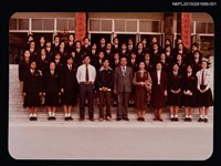 主要名稱：琦君出席校園文學座談會照1圖檔，第1張，共1張