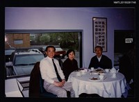 主要名稱：琦君夫婦與友人許鼎德合照圖檔，第1張，共1張