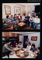 主要名稱：琦君夫婦與林海音夫婦、彭歌等人餐敘合照2圖檔，第2張，共2張