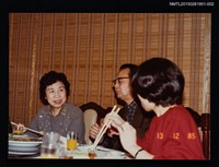 主要名稱：琦君與林海音、何凡餐敘合照2圖檔，第1張，共2張