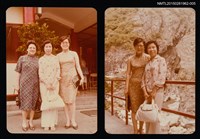 主要名稱：琦君與林海音、何凡、夏祖焯女兒等人出遊照（琦君與林海音等人合照）5圖檔，第1張，共4張