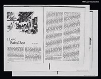 主要名稱：I Love Rainy Days（影本）/期刊名稱：THE READER'S DIGEST圖檔，第1張，共1張