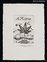 主要名稱：藏書票—楓葉圖檔，第1張，共1張