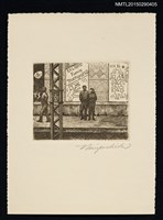 主要名稱：藏書票—K.へリングの絵のある地下鉄圖檔，第1張，共1張