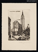 主要名稱：藏書票—帝國大廈圖檔，第1張，共1張