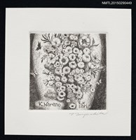 主要名稱：藏書票—花束/劃一題名：饗宴にエロス圖檔，第1張，共1張