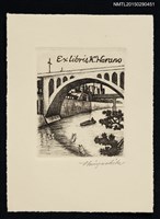 主要名稱：藏書票—聖橋圖檔，第1張，共1張