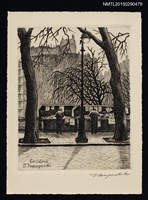 主要名稱：藏書票—セーヌ河畔の古本屋圖檔，第1張，共1張