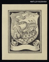 主要名稱：藏書票—航海圖檔，第1張，共1張