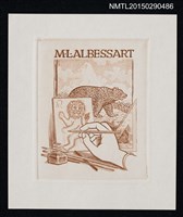 主要名稱：藏書票—畫畫圖檔，第1張，共1張