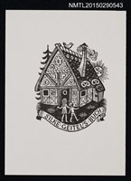 主要名稱：藏書票—KNUSPER HZUSCHEN（糖果屋）圖檔，第1張，共1張