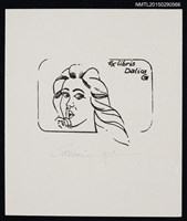 主要名稱：藏書票—噤聲圖檔，第1張，共1張