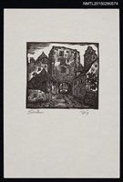 主要名稱：藏書票—拱門街道圖檔，第1張，共1張