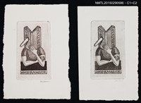 主要名稱：藏書票—讀透書本圖檔，第1張，共1張