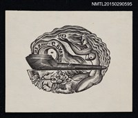 主要名稱：藏書票—獸與裸女圖檔，第1張，共1張