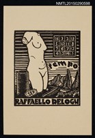 主要名稱：藏書票—裸女圖檔，第1張，共1張