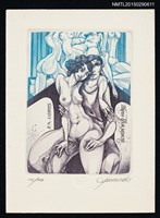 主要名稱：藏書票—男女圖檔，第1張，共1張