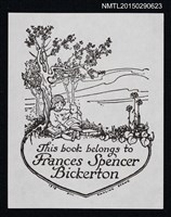 主要名稱：藏書票—閱讀的小孩圖檔，第1張，共1張