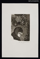 主要名稱：藏書票—葛の花のように雪（像葛的花一般的雪）圖檔，第1張，共1張