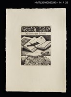 主要名稱：宮下登喜雄銅版書票集 1987圖檔，第15張，共28張