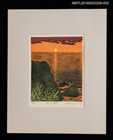 主要名稱：相川落日/劃一題名：佐渡紀行 挿画十点圖檔，第1張，共4張