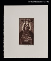 主要名稱：人形館（木口木版畫藏書票集）圖檔，第3張，共14張