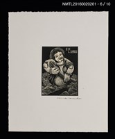 主要名稱：人形館（木口木版畫藏書票集）圖檔，第7張，共14張