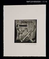 主要名稱：人形館（木口木版畫藏書票集）圖檔，第8張，共14張