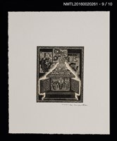 主要名稱：人形館（木口木版畫藏書票集）圖檔，第10張，共14張