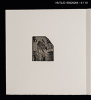 主要名稱：街景夜想（栗田政裕木口木版畫書票集）圖檔，第12張，共25張