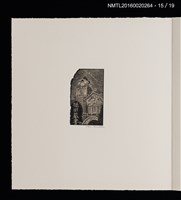 主要名稱：街景夜想（栗田政裕木口木版畫書票集）圖檔，第21張，共25張
