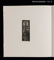 主要名稱：街景夜想（栗田政裕木口木版畫書票集）圖檔，第24張，共25張