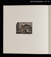 主要名稱：街景夜想（栗田政裕木口木版畫書票集）圖檔，第25張，共25張