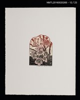 主要名稱：花のプレリュード（栗田政裕木口木版畫書票集）圖檔，第13張，共29張