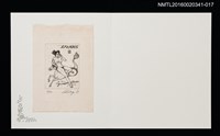 主要名稱：馬シリーズ．1 蠍座の女（多賀新）/劃一題名：佐々木康之藏書票集圖檔，第1張，共1張