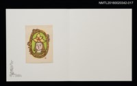 主要名稱：花簪／蘭（三輪映子）/劃一題名：佐々木康之藏書票集圖檔，第1張，共1張