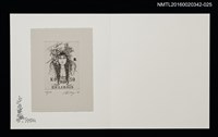 主要名稱：蘭シリーズ．3 愁い（多賀新）/劃一題名：佐々木康之藏書票集圖檔，第1張，共1張