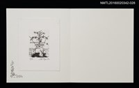 主要名稱：蘭シリーズ．6 悶え（多賀新）/劃一題名：佐々木康之藏書票集圖檔，第1張，共1張