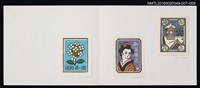 主要名稱：藏書票—穿和服的女人/劃一題名：河野英一藏書票集 圖檔，第2張，共2張