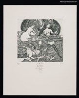主要名稱：慾女/劃一題名：內田市五郎藏書票集圖檔，第1張，共1張