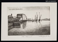 主要名稱：藏書票—テームス川（泰晤士河） 圖檔，第1張，共1張