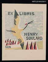 主要名稱：藏書票—丹頂鶴圖檔，第1張，共1張