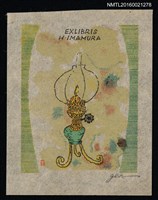 主要名稱：藏書票—油燈圖檔，第1張，共1張