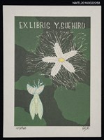 主要名稱：藏書票—曇花圖檔，第1張，共1張